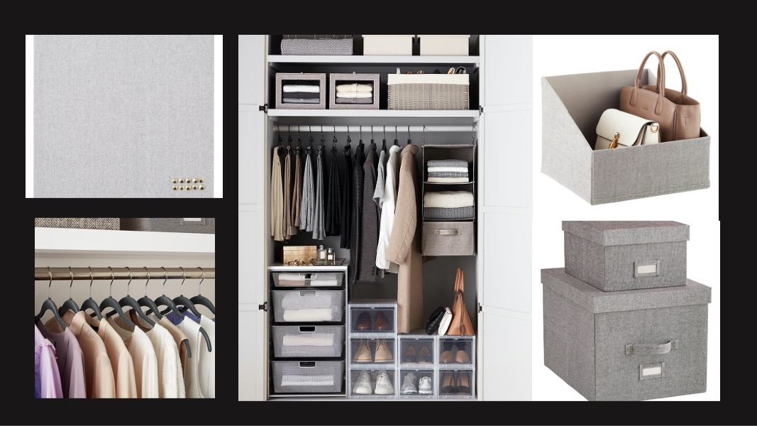 photo Grey Linen Closet Mood Board